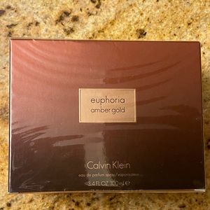 Calvin Klein Euphoria Amber Gold Perfume 3.4 oz. (100ml) NEW Sealed